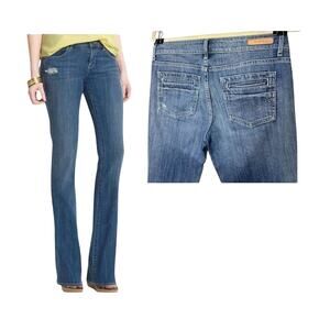 RARE Articles of Society Kendra Worn Boot Cut Distressed Jean Two Back Pockets 2